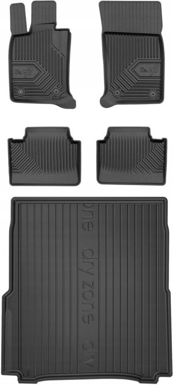 SET 77 Fußmatten und Fußmatten Porsche Panamera 2 Hybrid ab 2016-