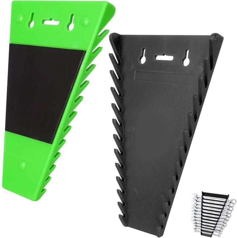 Thumbnail - 2er-Pack magnetischer Schraubenschlüssel-Organizer, Schraubenschlüsselhalter, Werkzeughalter, Schraubenschlüsselhalter,
