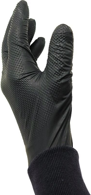 Gogrip pro Nitril-Handschuhe, Schwarz, l, 50 Stk.