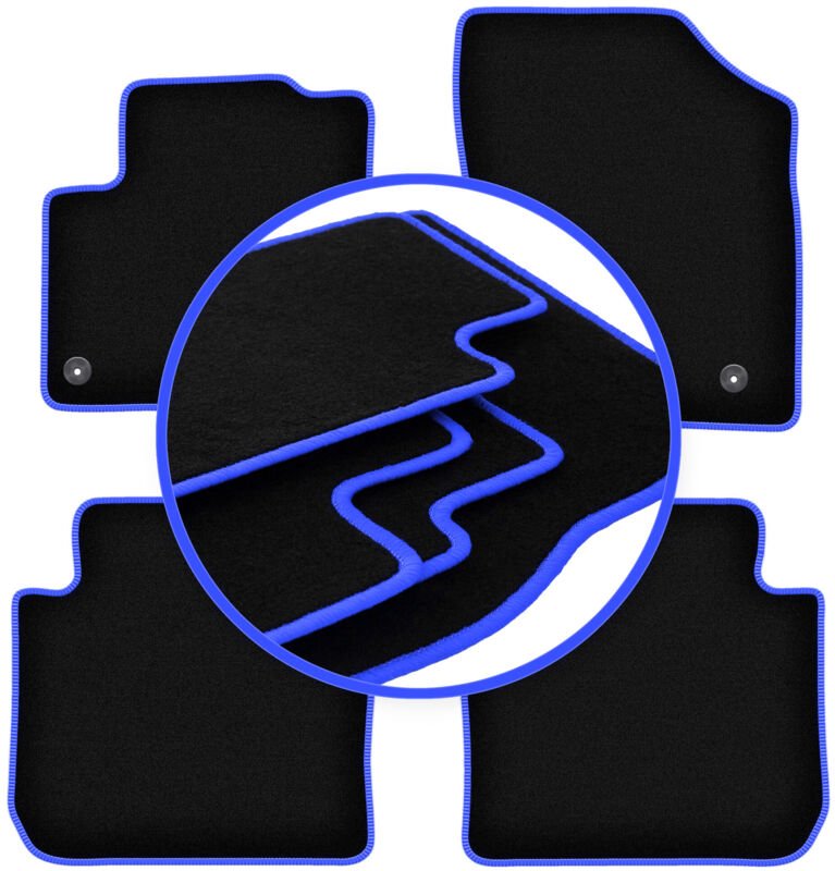 CARLUX-BLUE Automatten für: Citroen C3 Picasso Minivan (2008-2017)