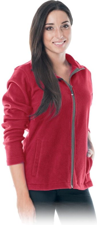 Damen Fleecejacke 220 g/m² rot L