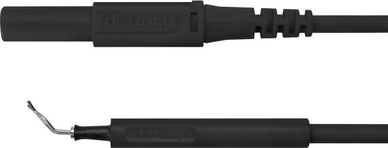Schützinger - al 8322 / zpk / 1 / 100 / sw Adapterleitung Stecker 4 mm Prüfspitze Schwarz 1 St.