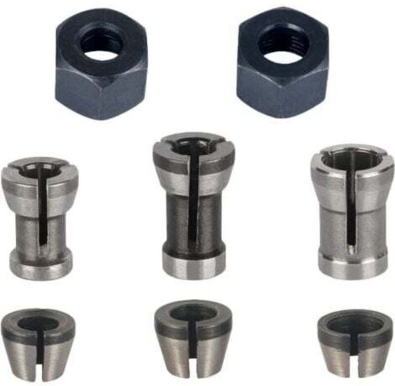 Thumbnail - Jalleria - Fräsmaschinen-Spannfutter – 8 Stück, Spannzange für Fräsmaschinen-Spannfutter (6 mm, 6,35 mm, 8 mm), Oberfräs...