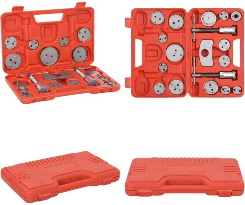 Vidaxl - 18-tlg. Bremskolbenrücksteller Set - Bremskolbenrücksetzer - Bremszange - Autowerkzeug - Werkstattbedarf - Auto...