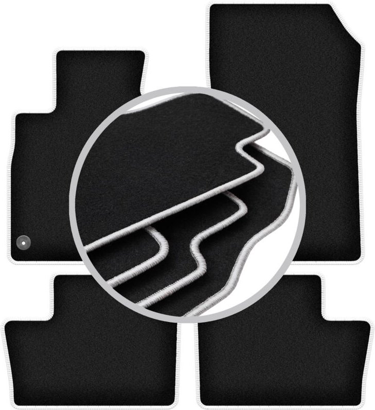 CARLUX-SILVER Autofußmatten für: Nissan Juke II F16 Crossover (2019-)