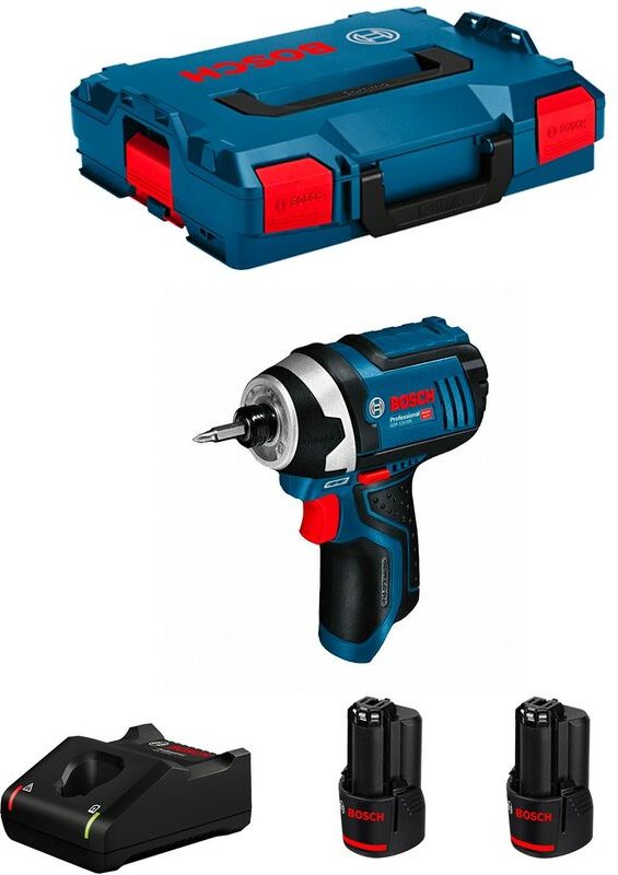 Drehschlagschrauber BOSCH GDR 12V-105 (2 x 3,0 Ah + GAL12V-40 + L-Boxx 102)