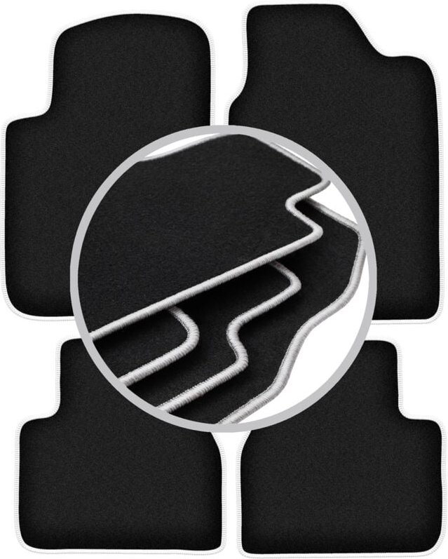 CARLUX-SILVER Autofußmatten für: Land Rover Freelander I SUV (1996-2006)