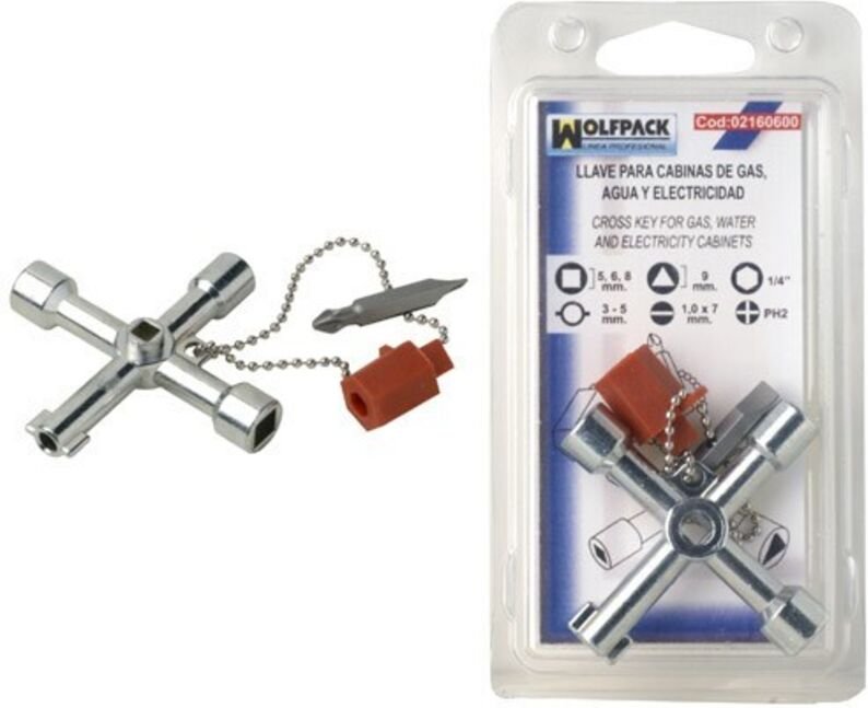 Kabinenschlüssel - Wasser, Gas, Strom