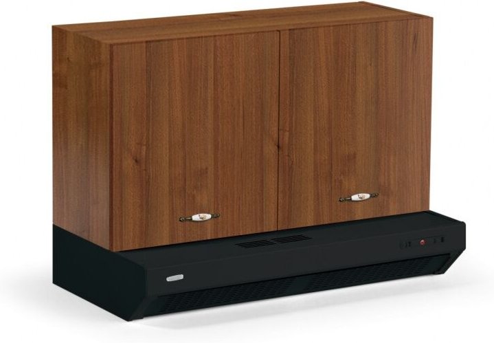 Mantel 90x32x49 cm aus antikem Walnussholz mit Luftreiniger und zwei Türen – Adige