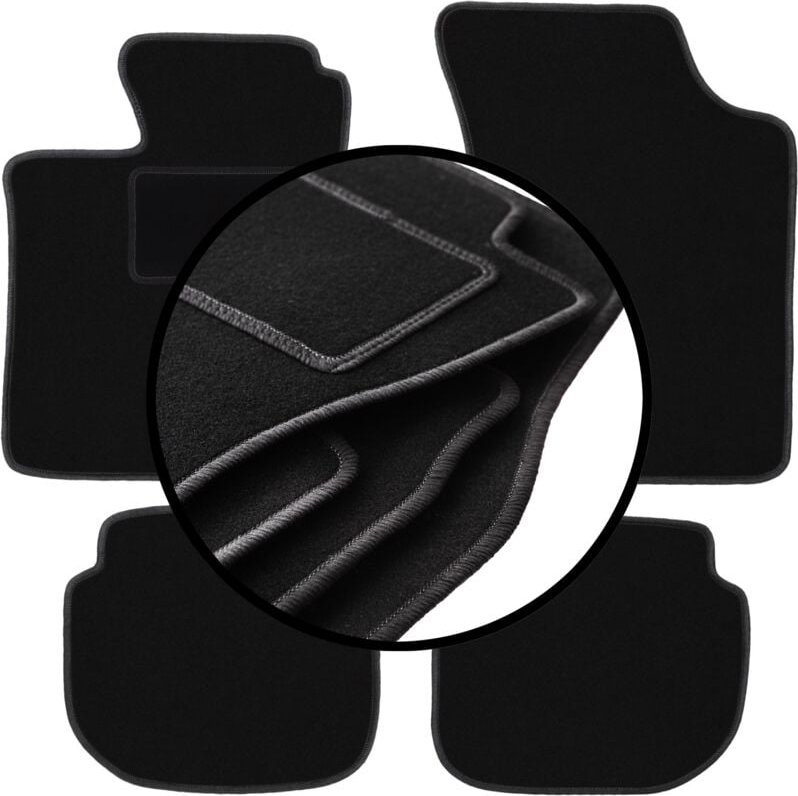 Komplettsatz Veloursmatten für: Volvo 440 / 460 Limousine (1988-1996)