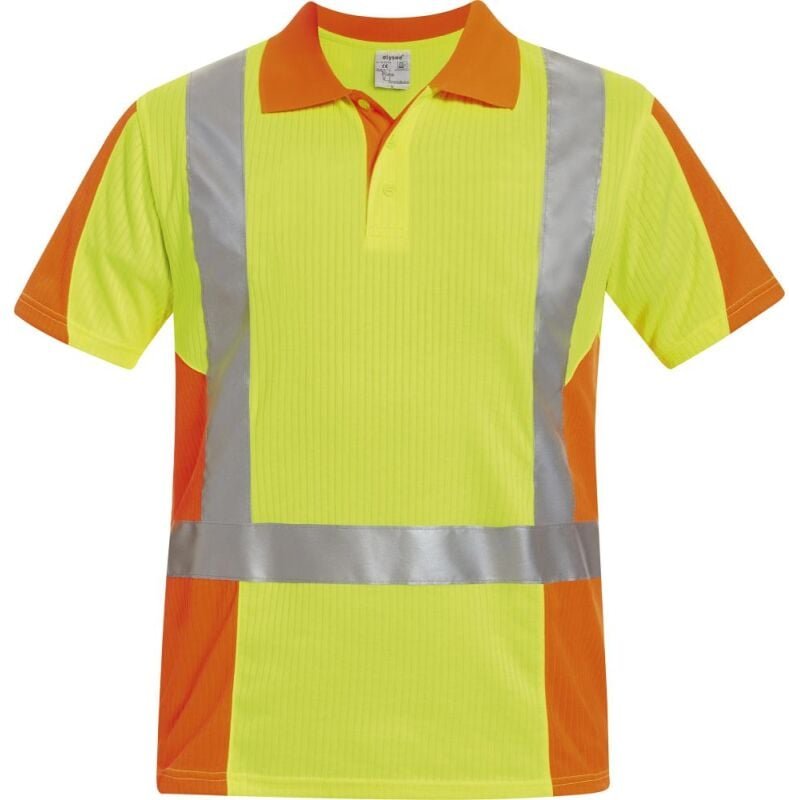 Warn-Poloshirt Zwolle gelb/orange Gr. L