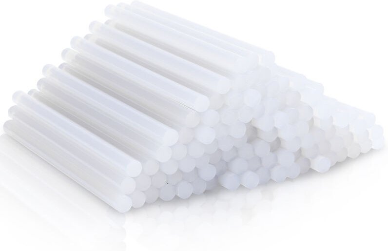 Heißkleber Klebesticks 11mm x 200mm Heißklebestifte Klebepatronen Sticks für diy Kunsthandwerk Transparent 50 Stück - Sw...
