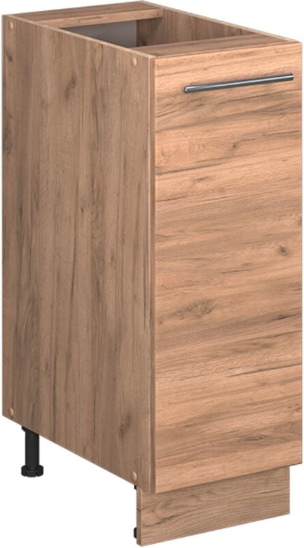 Apothekerschrank Fame-Line, Goldkraft Eiche, 30 cm , AP Anthrazit, Vicco