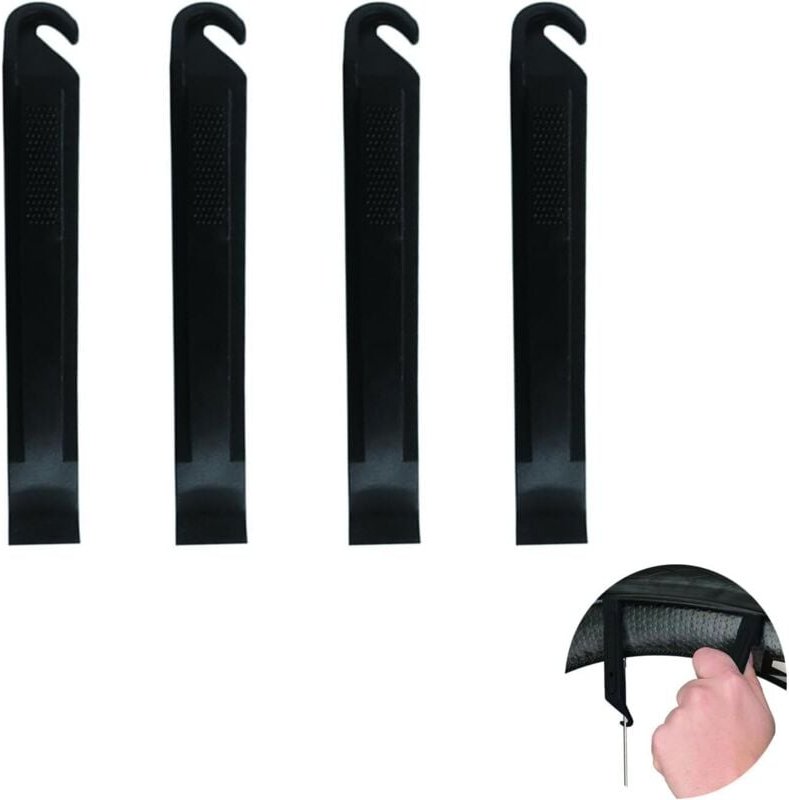 Bluedeer - 4 Stück Reifenheber Fahrrad – Kunststoff Reifenmontage Hebel für Fahrradreifen Reparatur, Leicht & Stabil