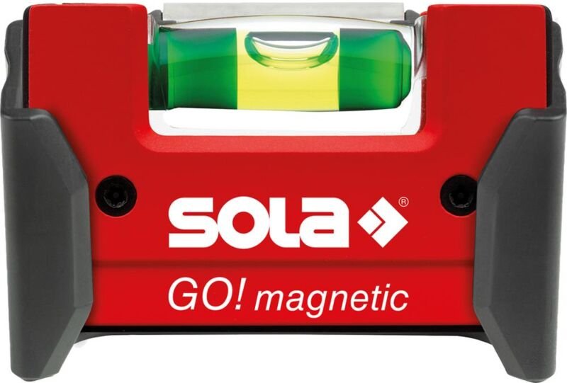 SOLA Magnet-Mini-Wasserwaage Go Magnet Clip 7,5cm