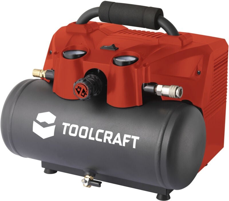 Thumbnail - Toolcraft - Akku-Druckluft-Kompressor AP-1200 / TAWB-200 6 l 8 bar