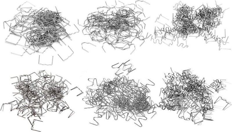 1200 Stück Heftklammern 0,8 mm/0,6 mm für die Reparatur von Auto-Kunststoffschweißen - Ahlsen