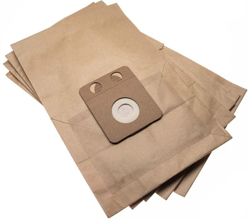 5x Staubbeutel Ersatz für Nilfisk 107413077 für Staubsauger - Papier, 34,55cm x 22,4cm braun - Vhbw