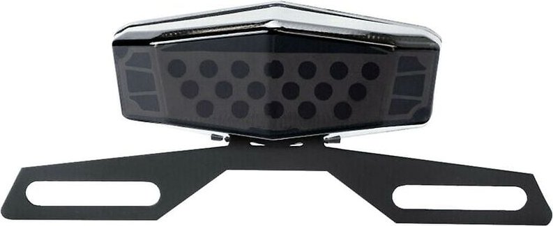 Woosien - Universal Motorrad Led Blinker Bremse Schwanz Halterung Kennzeichen Lampe