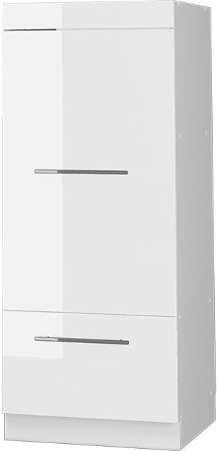 Vicco - Mikrowellenschrank Fame-Line, Weiß Hochglanz, 60 cm