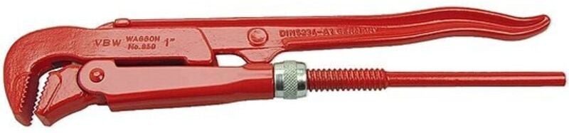 VBW Rohrzange 90° - 2'' rot lackiert - nach DIN 5234 A - 950020