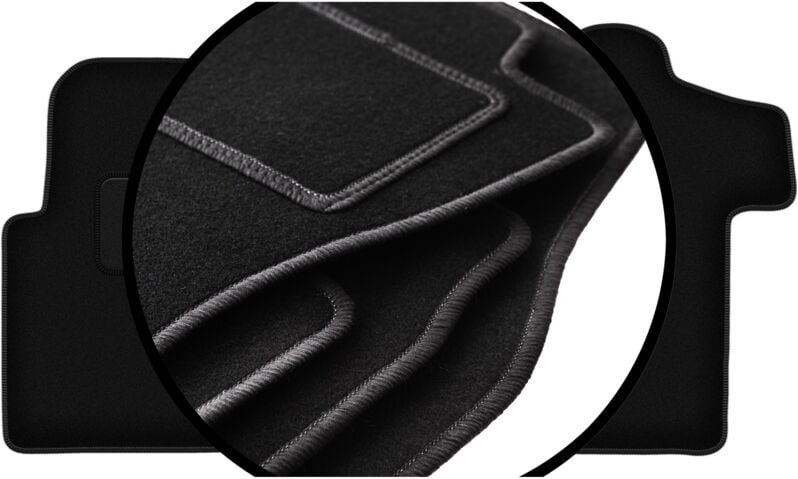 Komplettset Veloursmatten für: Renault Master II 3-Sitzer (2010-)