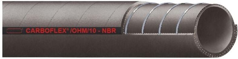 Öl- und Benzinschlauch CARBOFLEX®/OHM/10 Innen-Ø 90 mm Wandstärke 8,0 mm Länge 40 m
