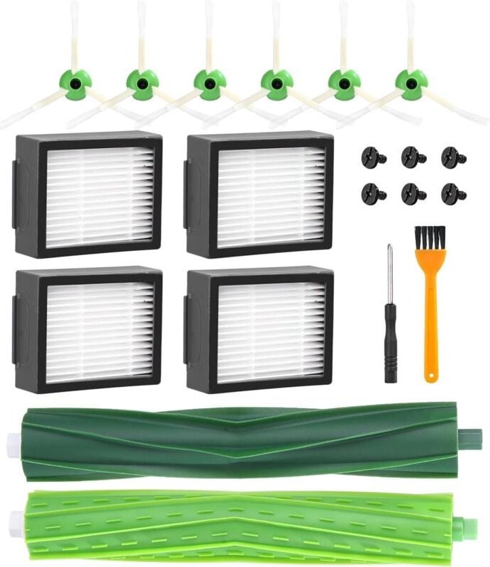 Ersatzteile für iRobot Roomba i7 i7+ i3 i3+ i4 i4+ i6 i6+ j7 j7+ i8 i8+ E5 E6 Staubsauger, Zubehör Ersatzbürste für Room...