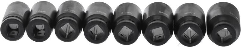 Ej.life - Schlagschrauber Nuss Set 3/4 Zoll, 8 Stück Sechskant Steckschlüssel Schlagnuss Satz Kraft Antriebswellen Nuss ...