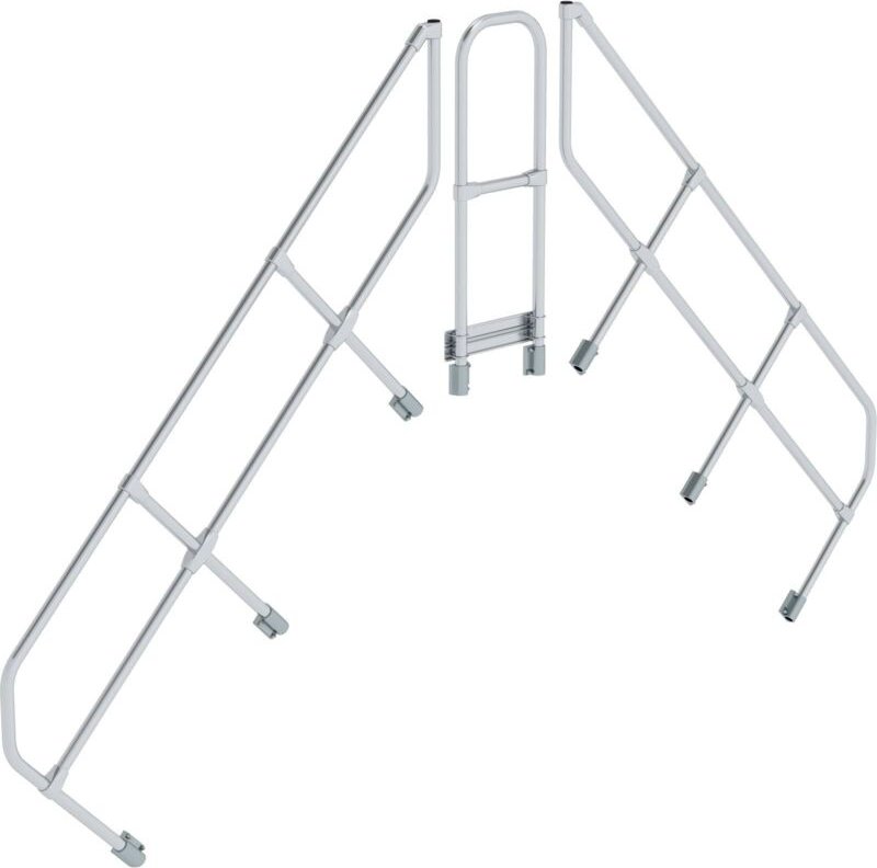 Zweiter Handlauf für Überstiege 45° mit 7 Stufen - 600977 - Günzburger Steigtechnik
