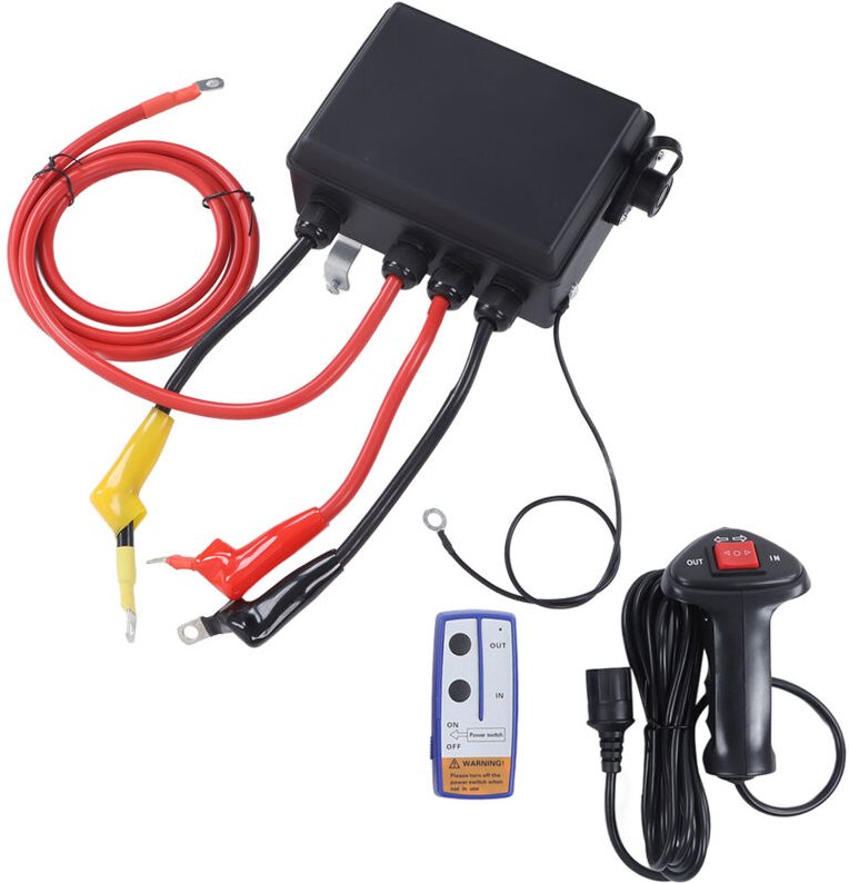 Jeffergarden Electric Winch Controller Fernbedienungsschalter Kit 3Pin Stecker für CAR ATV UTV 8000-20000 LB