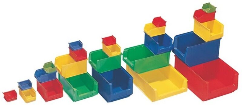 Sichtlagerkasten L85/65xB100xH50mm PE grün PROMAT