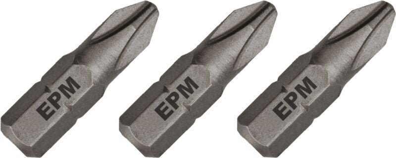 Schraubendreher-Bit 25 Mm 3 Stk. Ph2 - E-400-0372