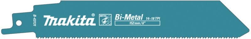 B-43131 152mm Säbelsäge für Metall 14/18TPI 5Stk - Makita