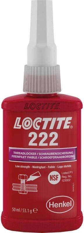 222 Schraubensicherung 50ml Flasche - Loctite