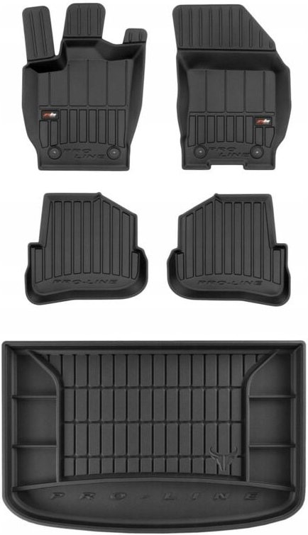 Thumbnail - 3D SET Gummifußmatten und Kofferraummatte Audi A1 8X Schrägheck 2010-2018