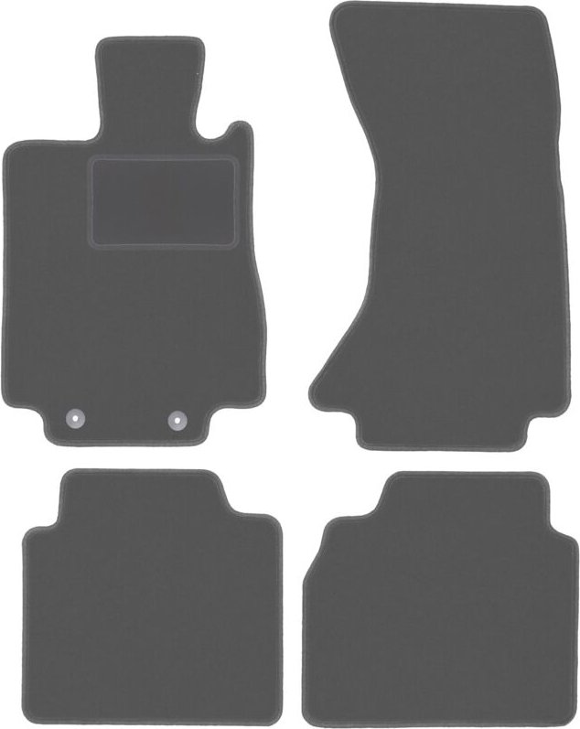 Graphit-Fußmatten für: Mercedes S W220 4Matic lang (1998-2005)