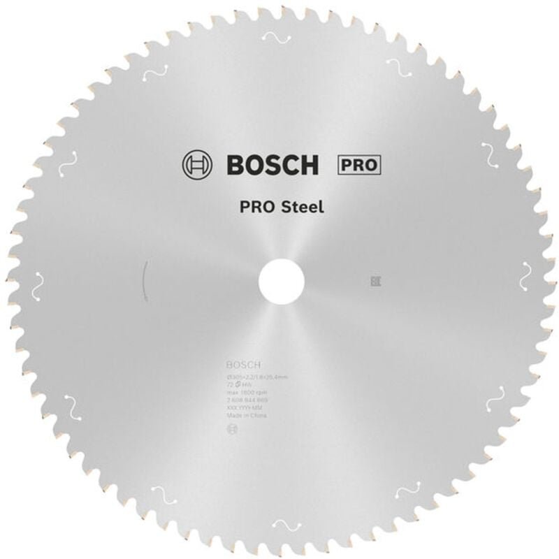Zubehör - Sägeblatt Stahl 305x2,2 mm, 72 Zähne 2608844869 - Bosch