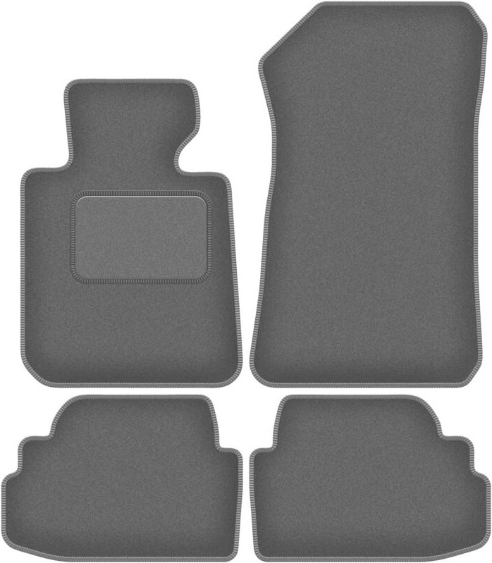 Graphit-Fußmatten für: BMW 1 E82 Coupé (2007-2013)