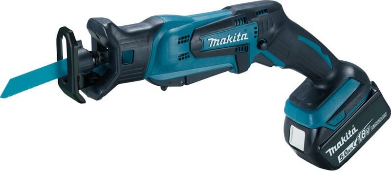 Akku-Reciprosäge 18V DJR183RT1J 1x 5,0 Ah + Lader + 2 Sägeblätter +makpac - Makita