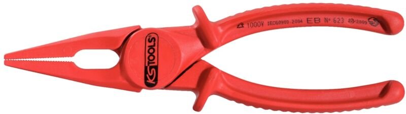 Ks Tools Kunststoff-Flachzange mit Schutzisolierung, 200 mm
