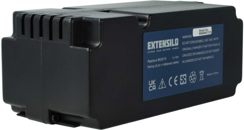Thumbnail - Extensilo - 1x Akku kompatibel mit G-Force R1000, 800 pro, 600 pro Rasenmäher (5000mAh, 25,2V, Li-Ion)