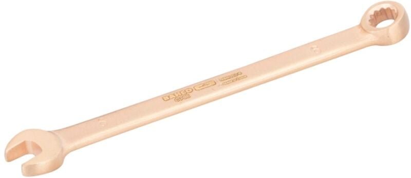 Bahco Funkenfreier 21-mm-Ring-Maulschlüssel aus Kupferberyllium, 245 mm