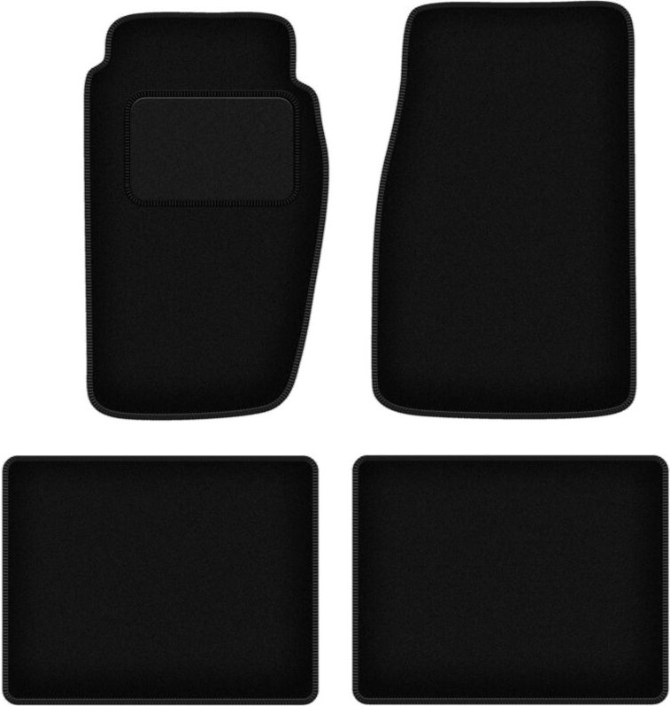 Schwarze Velours-Fußmatten für: Jeep Grand Cherokee XJ Offroad (1992-1998)