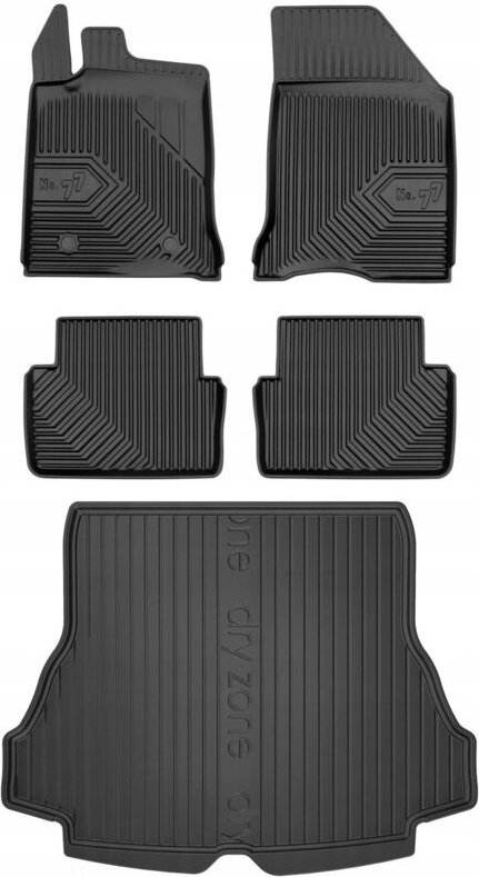 SET 77 Fußmatten und Fußmatten Renault Laguna 2 Kombi 2001-2007