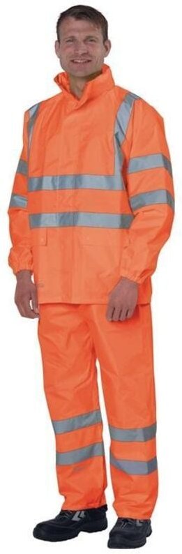 Warnschutz-Regenjacke Gr.XL orange prevent