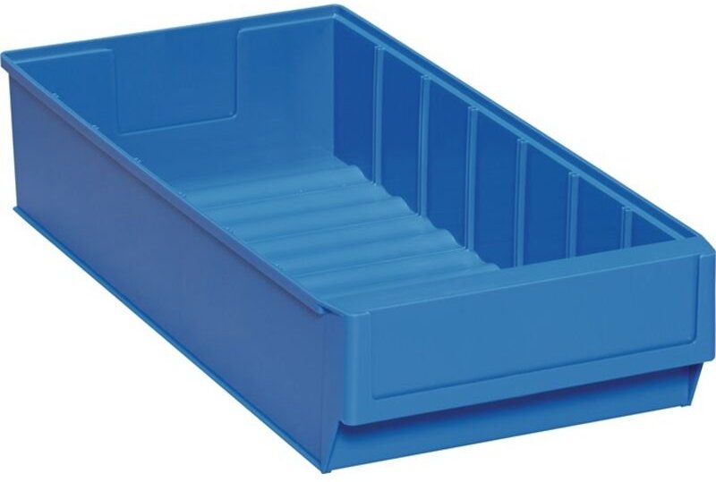 Regalkasten L400xB183xH81mm blau Polypropylen