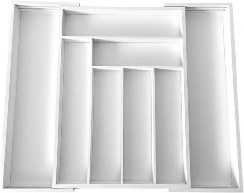 BAMBUSEINSATZ FÜR SCHUBLADEN KINGHOFF KH-1748 weiß