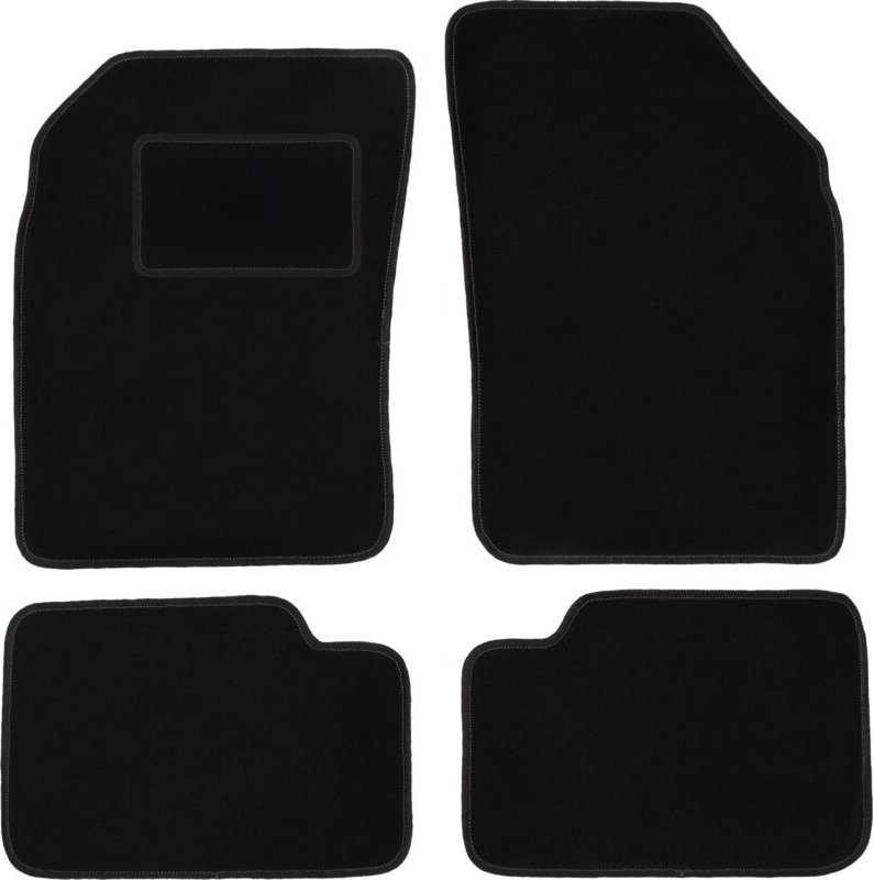 Schwarze Veloursmatten für: Nissan Micra K11 Fließheck (1992-2003)