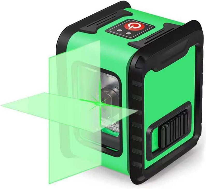 Ej.life - Kreuzlinienlaser (vertikal/horizontal) Selbstnivellierender grüner Laser Wasserwaage Arbeitsbereich: 25 m, IP5...